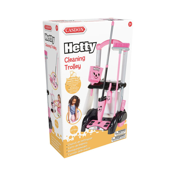 Casdon toys - Pretend play with hetty toy cleaning trolley - imaginative play