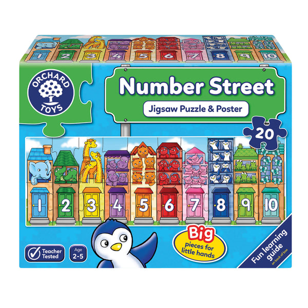educational puzzles - number street - shop orchard toys at The Toy Room