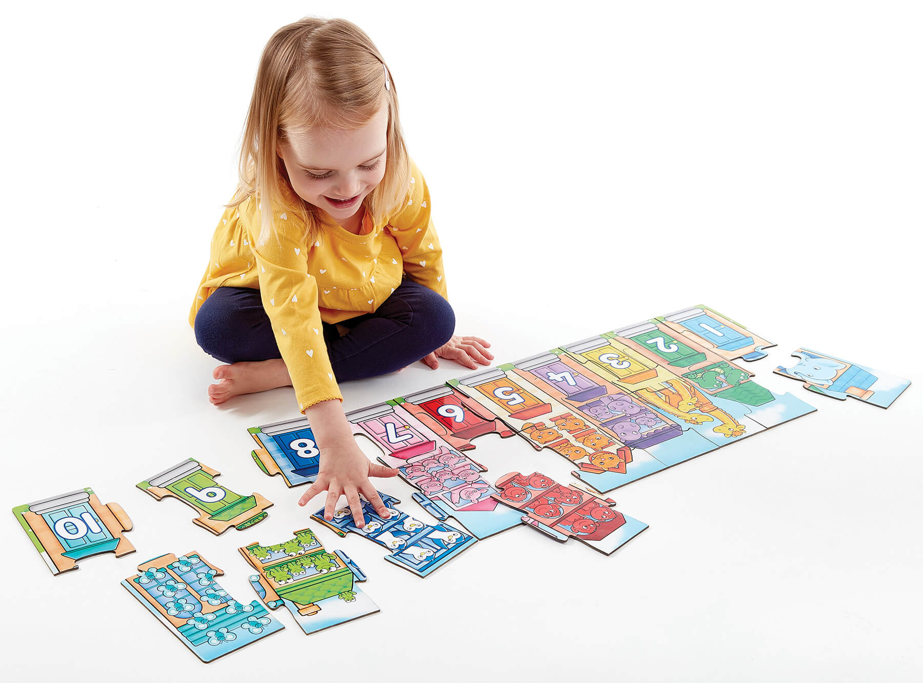 number street jigsaw puzzle - orchard toys - the toy room
