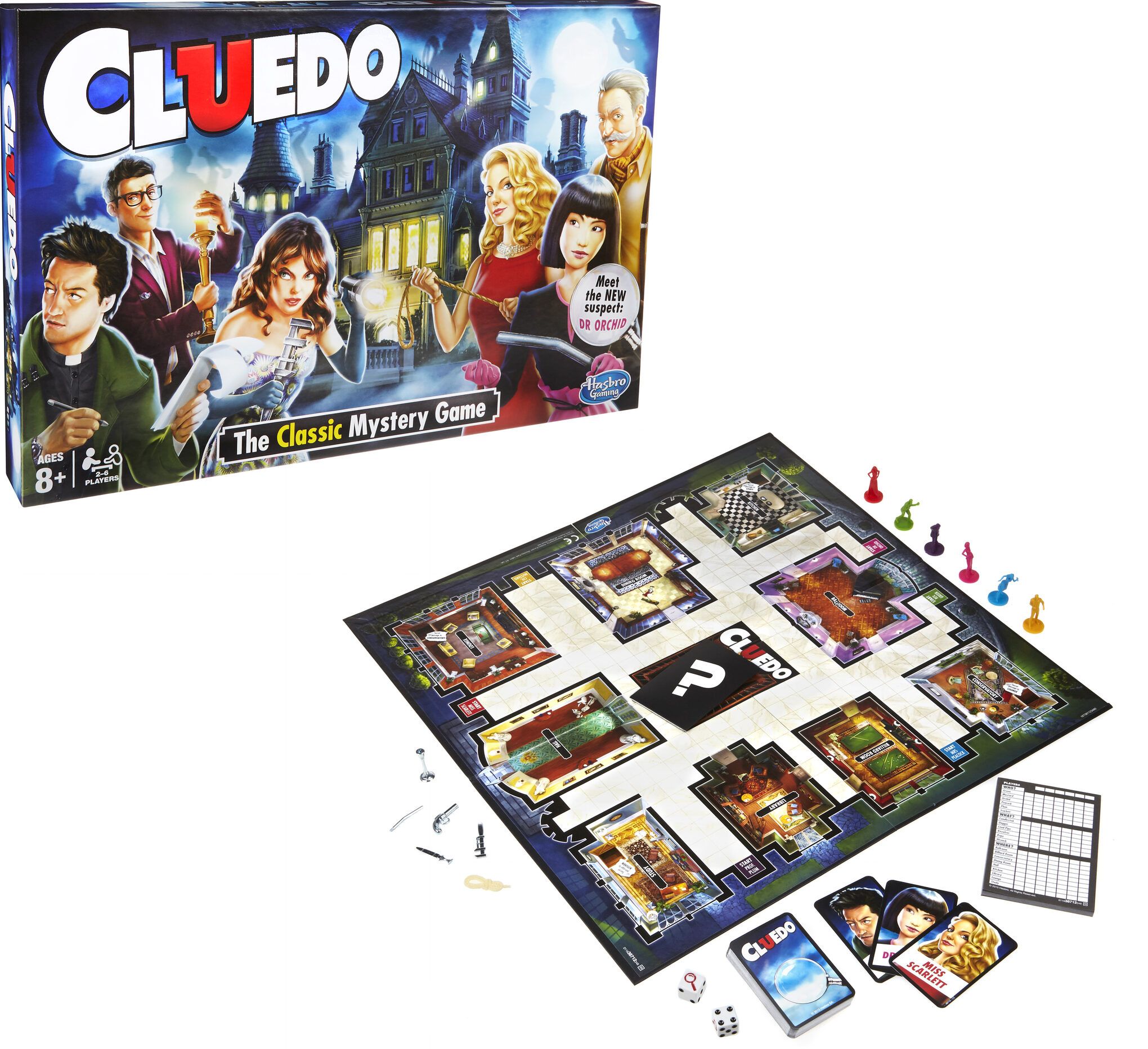 Cluedo mystery game - Hasbro board game - Shop hasbro games at The Toy Room