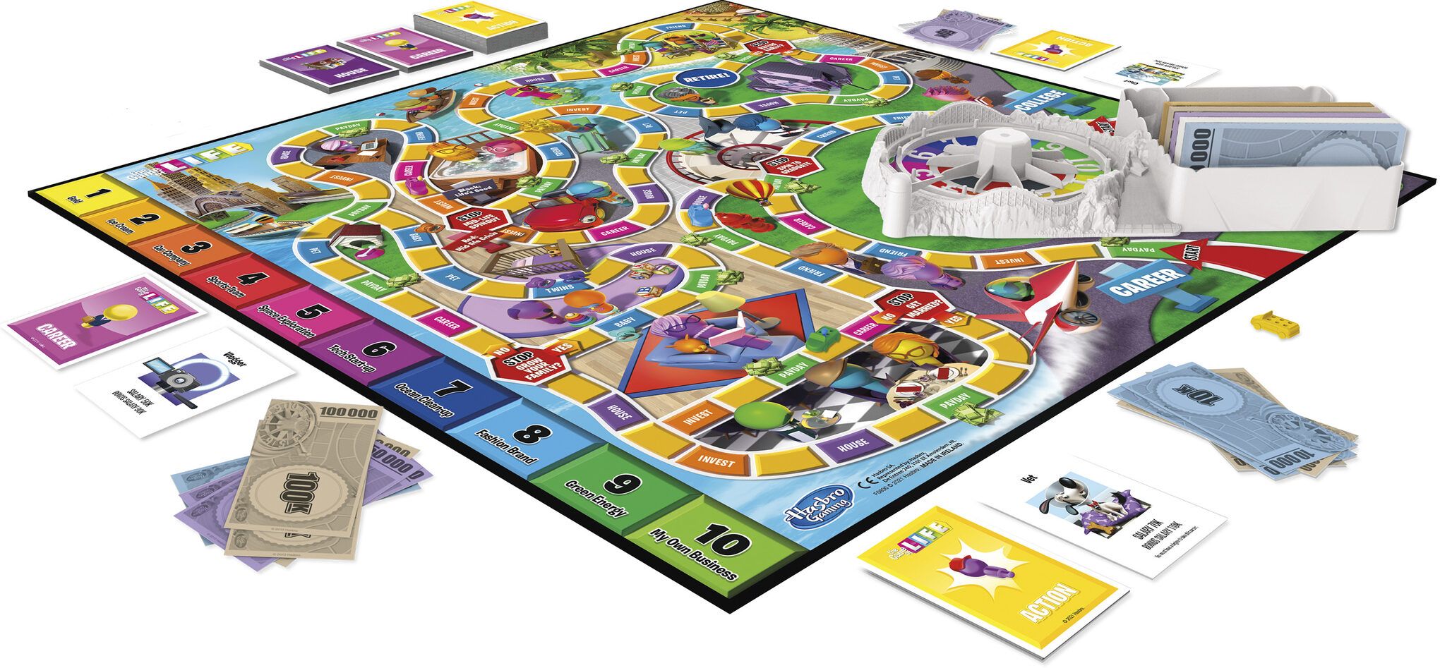 classic hasbro games - game of life board game - the toy room