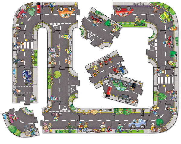 Puzzle Layout Giant Road Puzzle - jigsaw puzzles from orchard toys