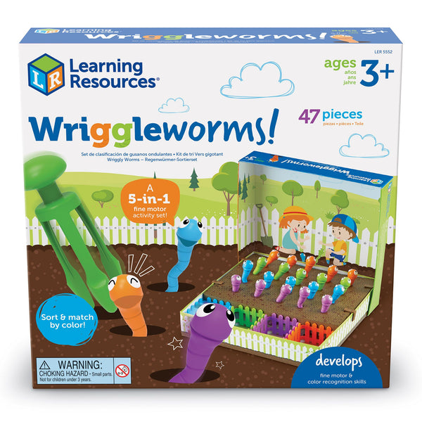 Wriggleworms product view front - learning resources toys