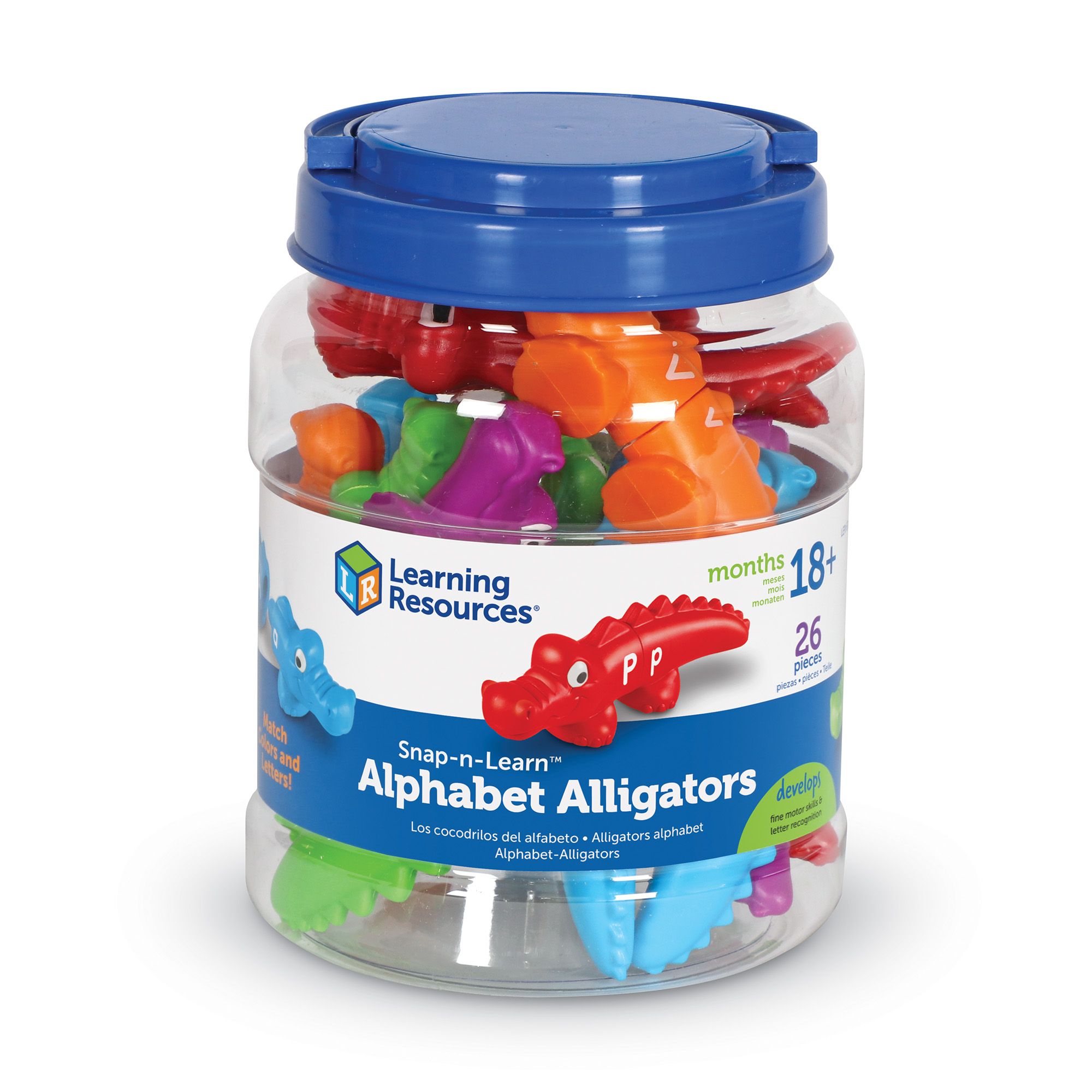 Snap n Learn Alpha gators product view - learning resources toys