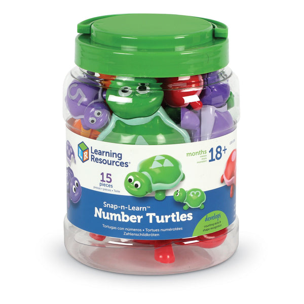 number turtles front view - learning resources toys