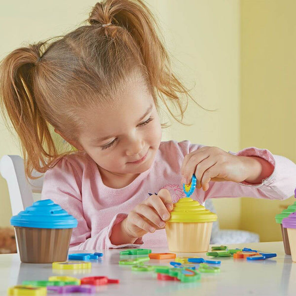 learning resources toys - ABC cupcakes - early language development toys