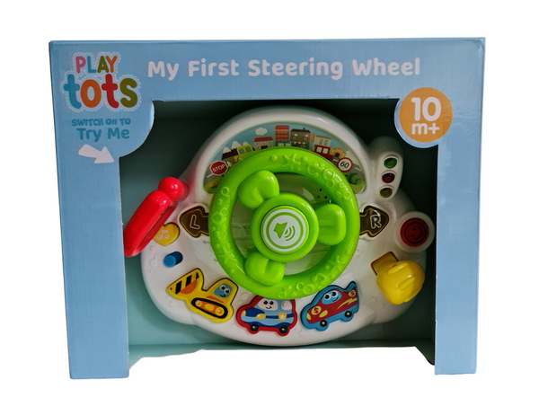 kids steering wheel - play tots - early age pretend play toys