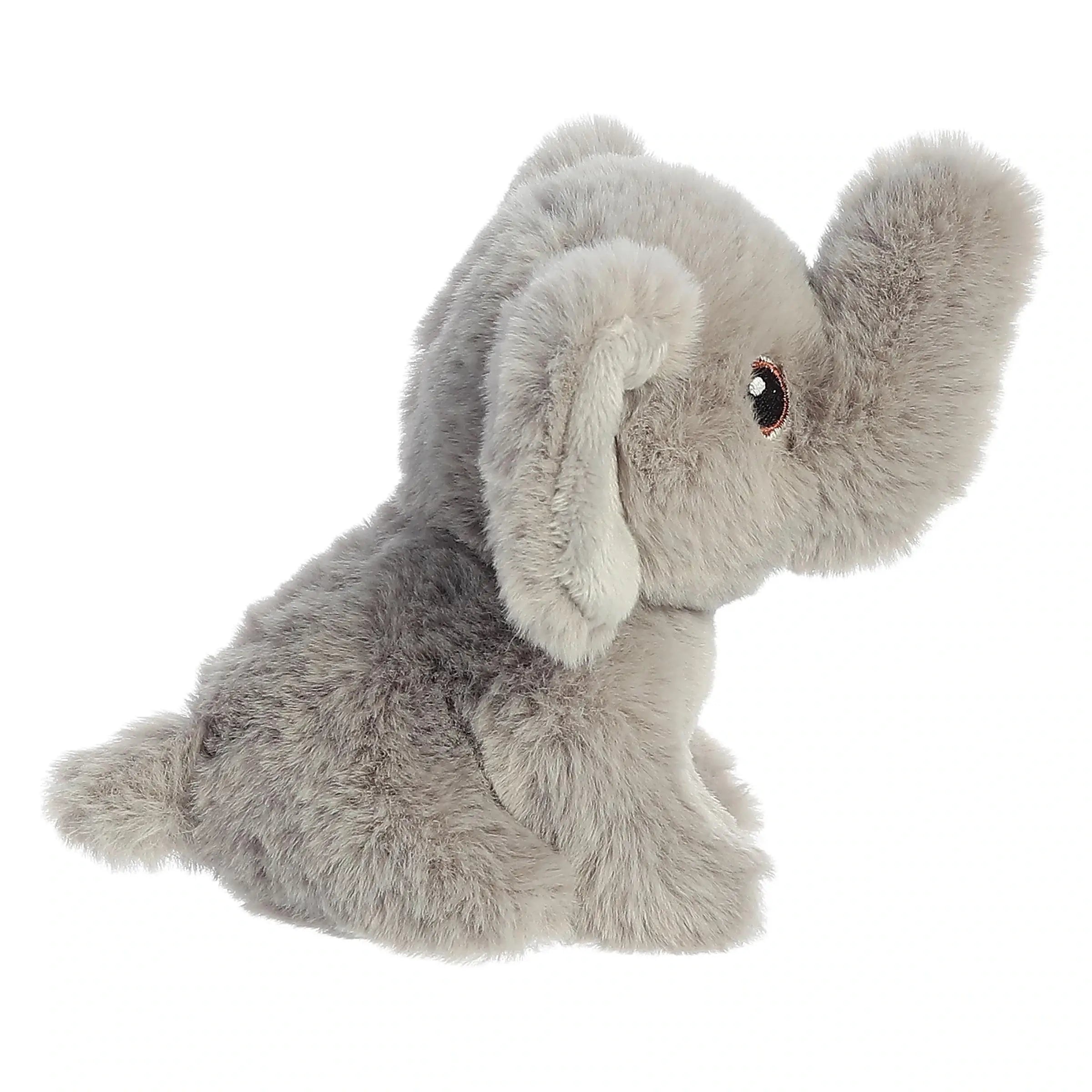 Eco Nation Elephant toy - Sitting elephant soft toy - shop aurora toys at the toy room