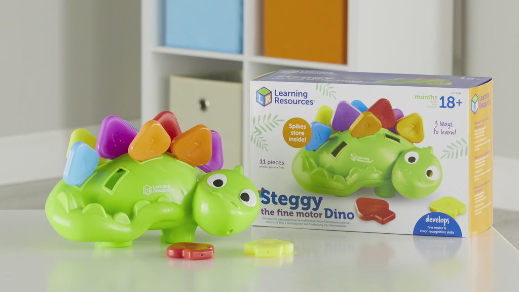 steggy dino -learning resources toys help to improve fine motor skills
