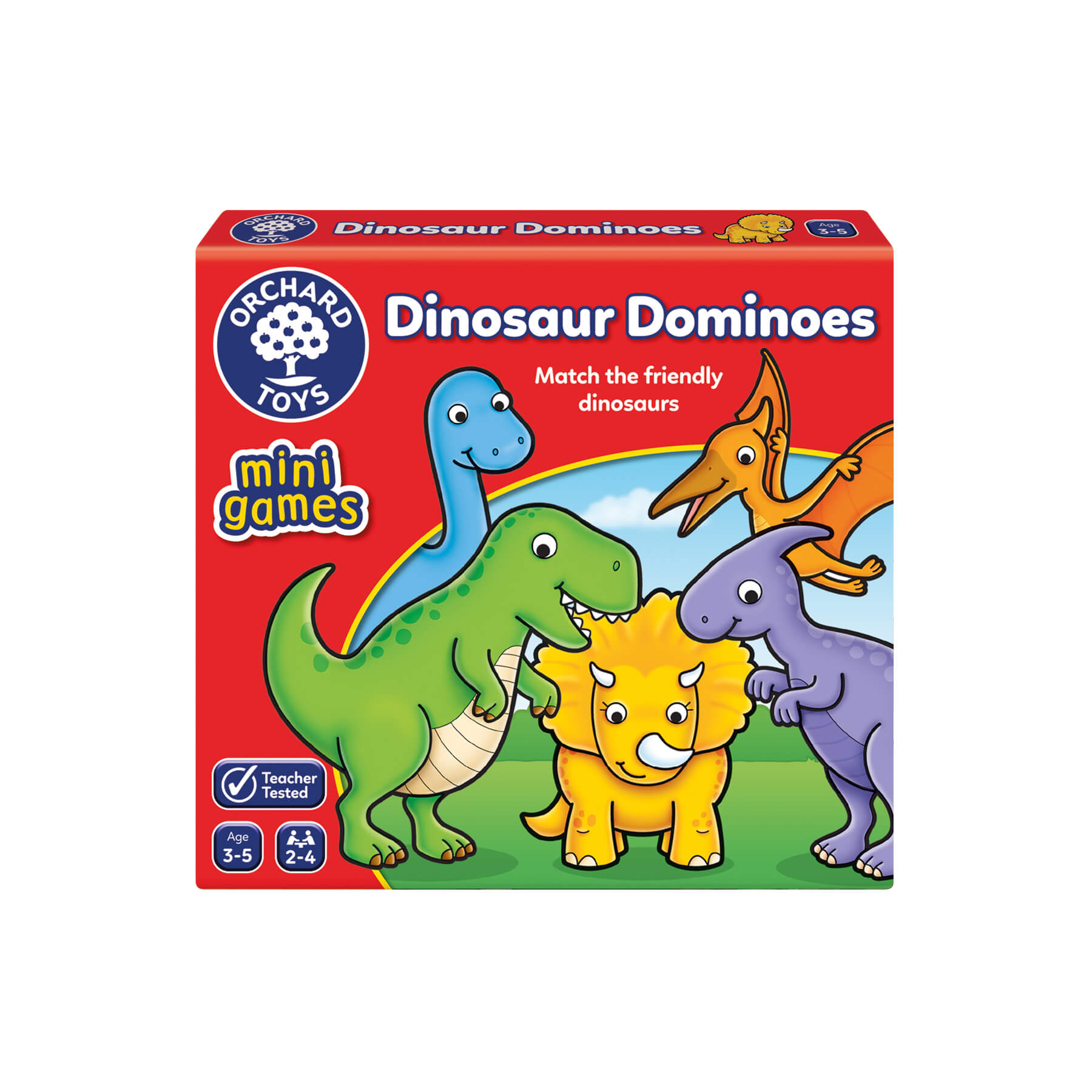 Dinosaur Dominoes - Mini games from Orchard Toys