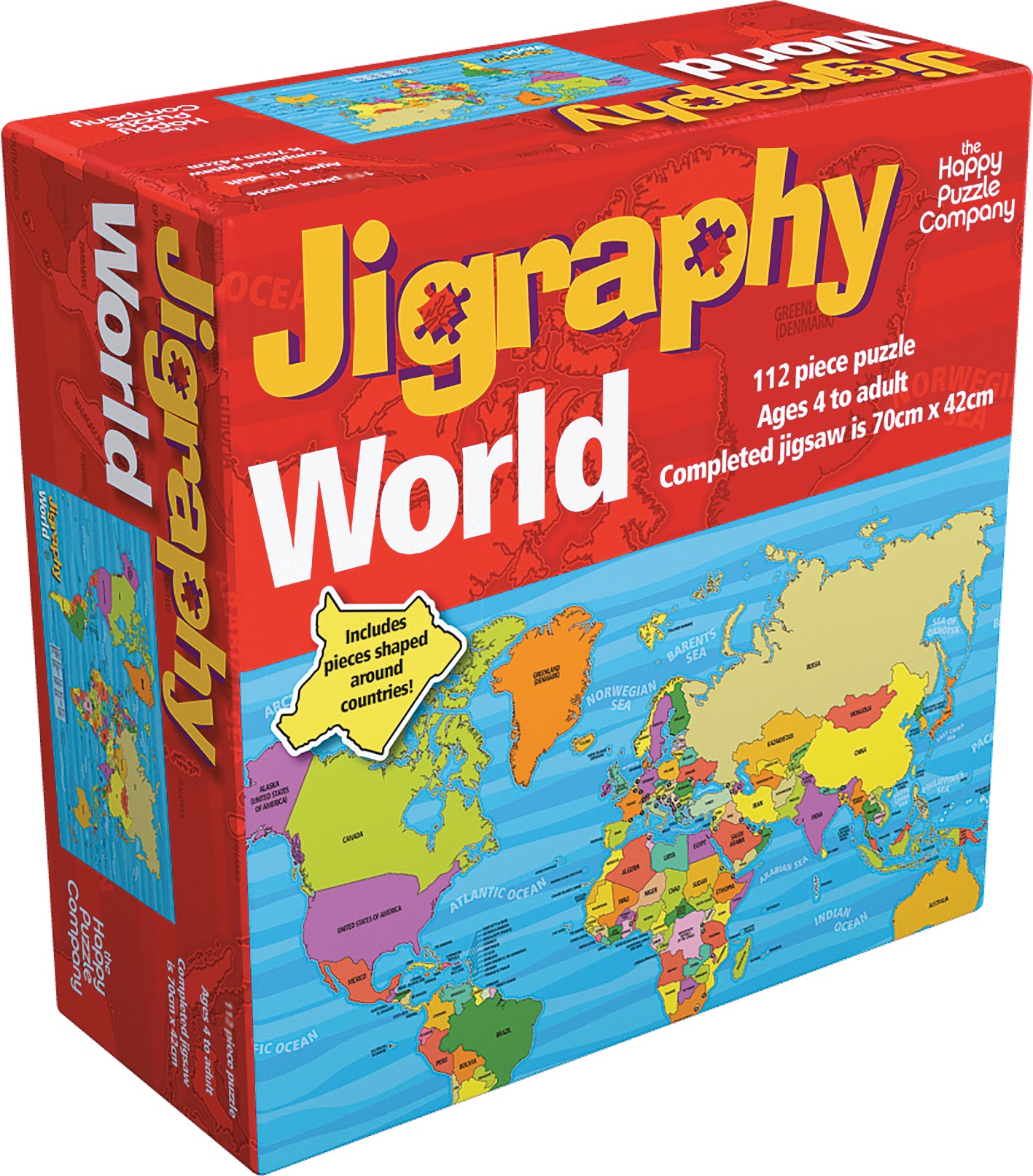 Problem solving game for children - Jigraphy world puzzle for children - Happy Puzzle company toys