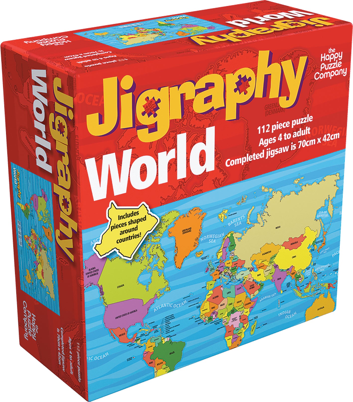 Problem solving game for children - Jigraphy world puzzle for children - Happy Puzzle company toys