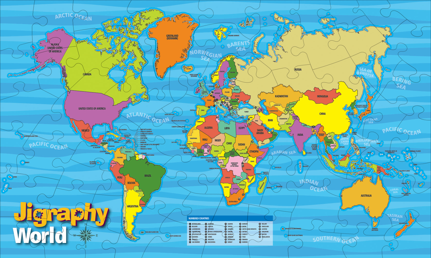Shop Jigraphy world puzzle for kids - Happy puzzle company for kids - shop puzzles for children