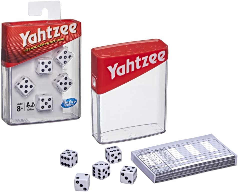games by hasbro - yahtzee - classic brainteaser for children