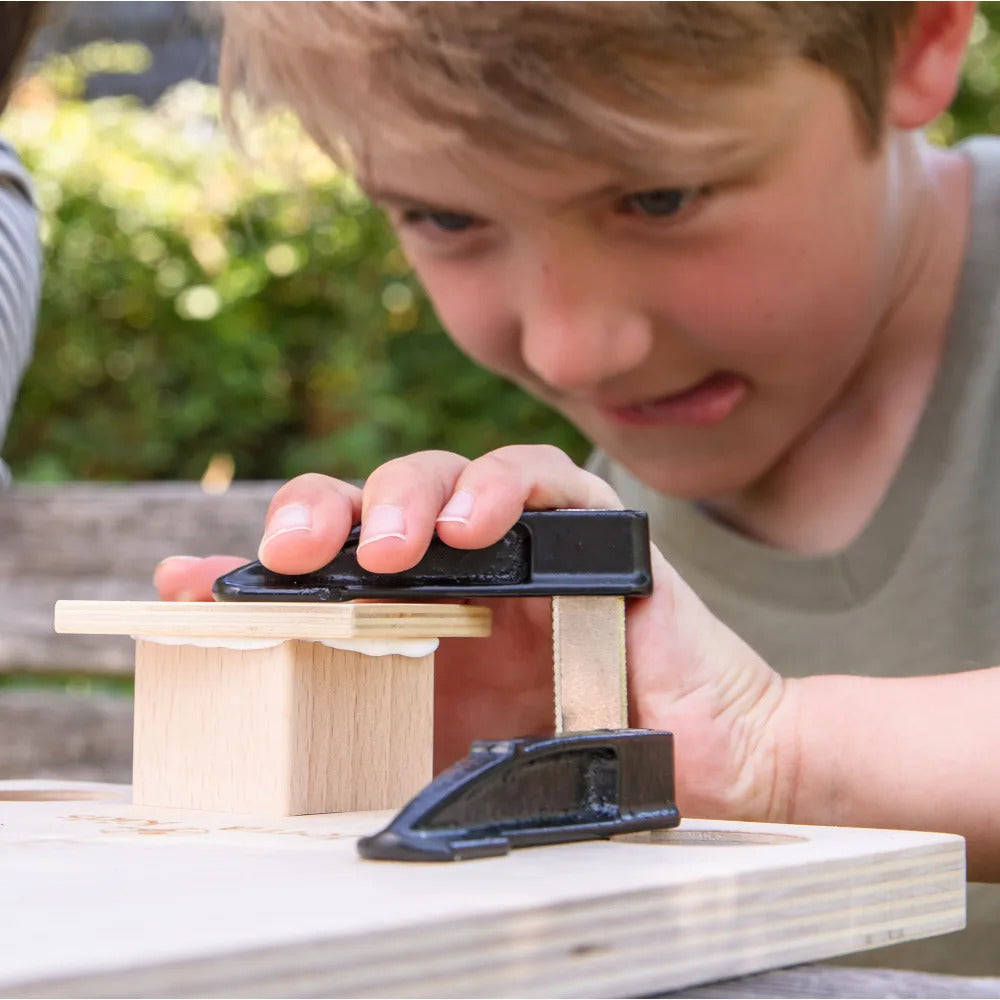 lifestyle image of Terra kids vise & clamps from HABA