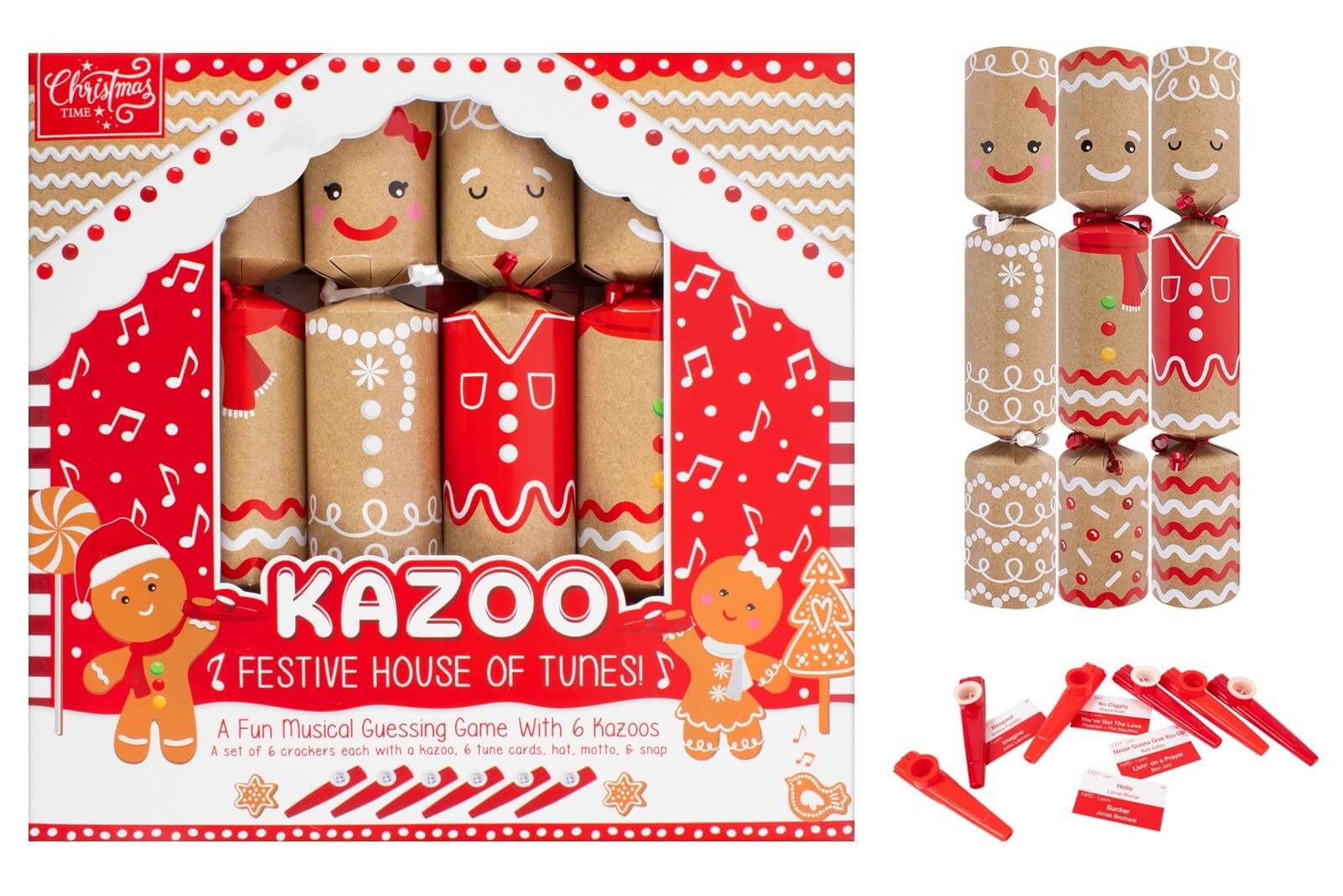 kazoo christmas crackers - christmas crackers - christmas toys