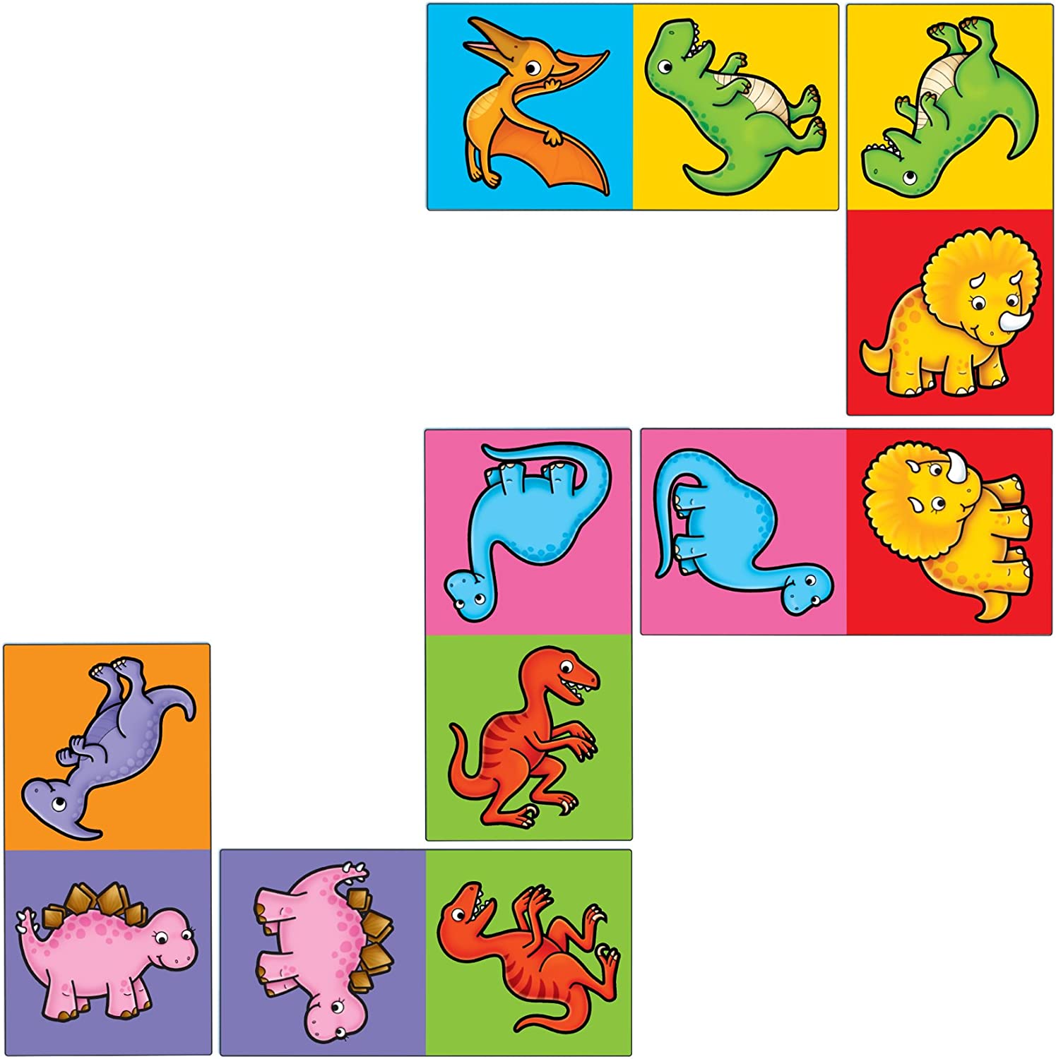 Orchard toys - Dinosaur dominoes mini games