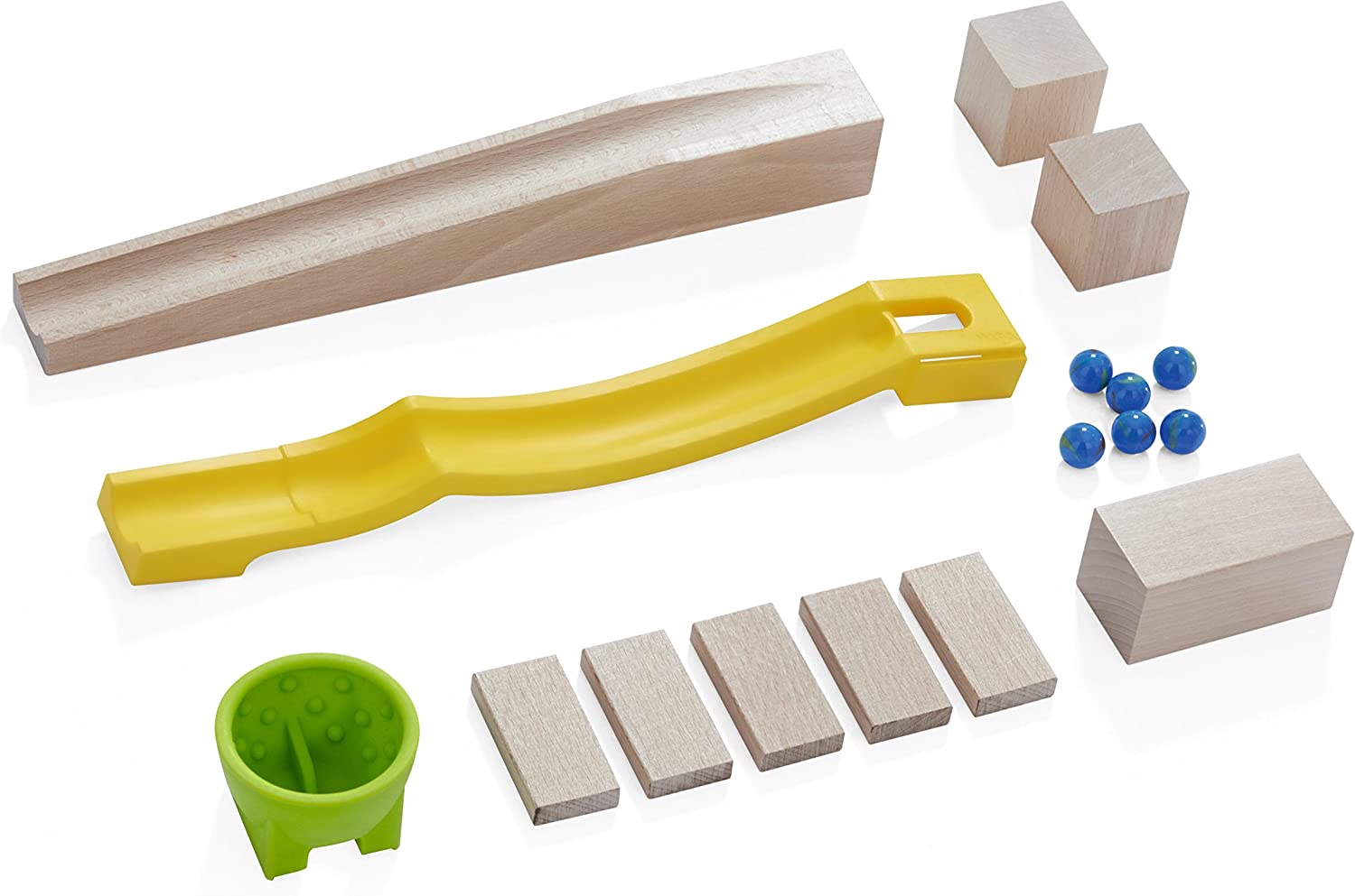 HABA Ball track complementary set - HABA wooden playset for science learning - wooden toys at The Toy Room