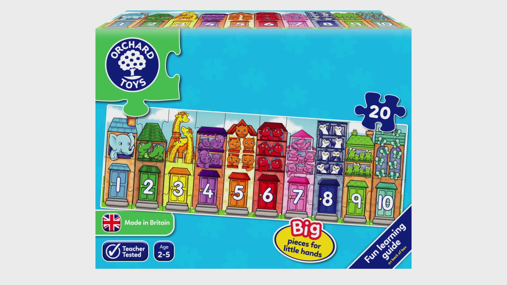 develop numeracy skills with number street - orchard toys - shop at the toy room