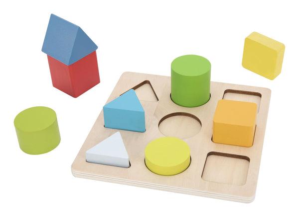 early skill development - wooden shape sorter - shop wooden toys at the toy room