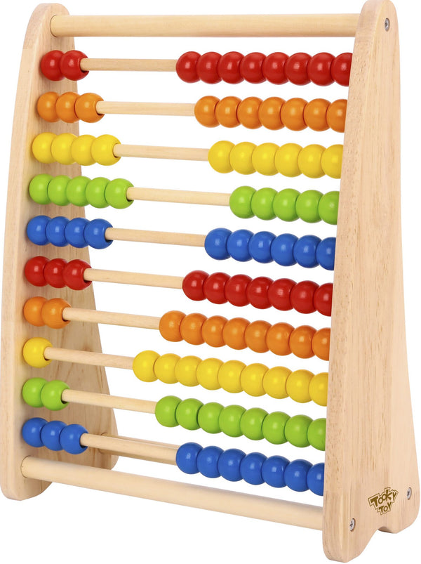 Wooden Beads abacus for children - wooden abacus for numeracy skills - shop wooden playsets from tooky toys