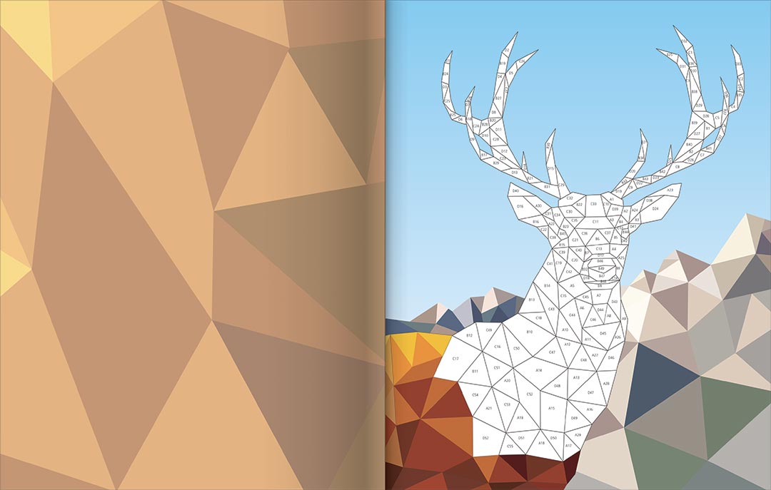 Art & craft activities with Kaleidoscope Sticker Mosaics - Wild Creatures