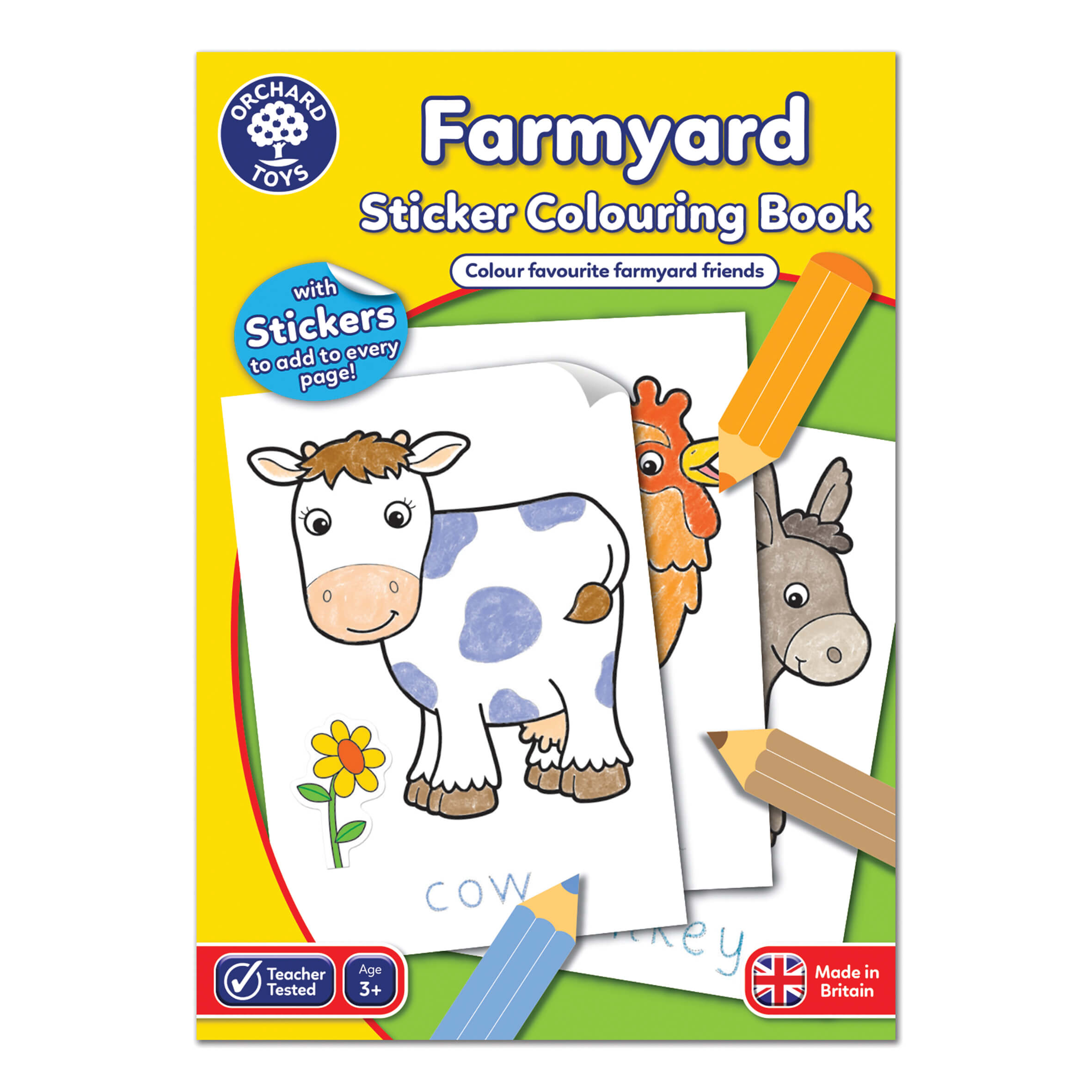 Farmyard coloring book - orchard toys - product view
