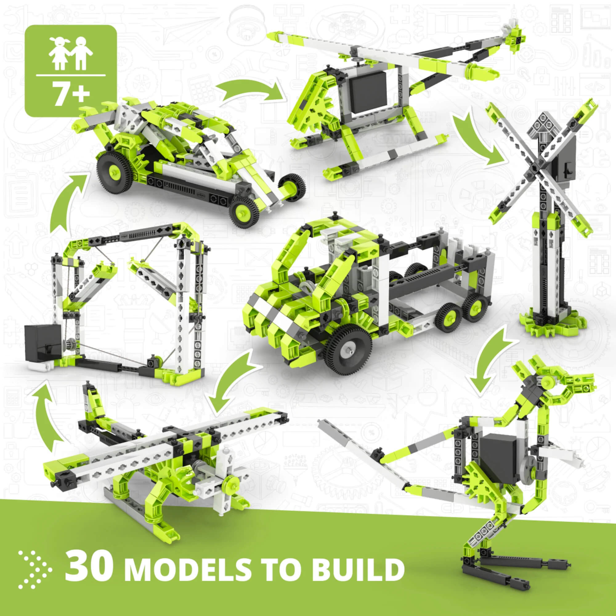 30-in-1 Motorised Multimodel Set - STEM Toy for kid