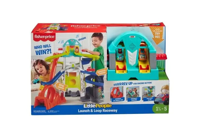 Fisher price -  Pretend play with Little People Wheelies Launch & Loop Playset