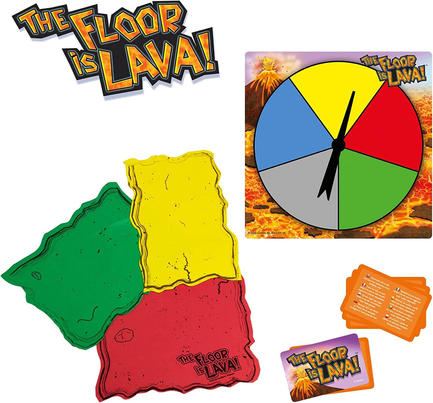 Contents of Floor is Lava (ML) - Shop Vivid Golaith Game for kids 