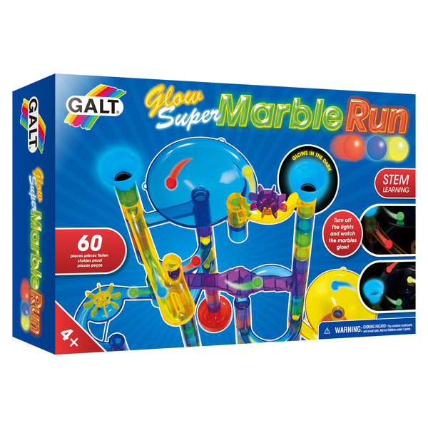 Engineering & Building set - Glow Super Marble Run - Galt Toys