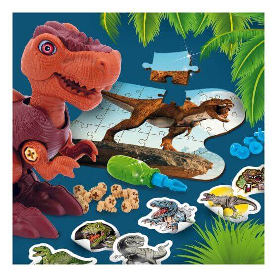 Lisciani - Puzzles and brainteaser genius stem - t rex toy