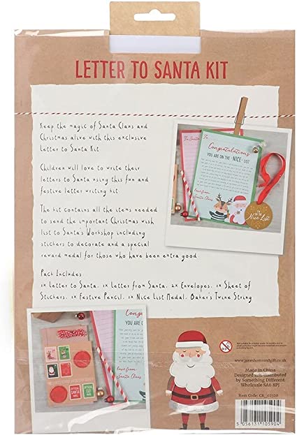 Letter to santa cheer list