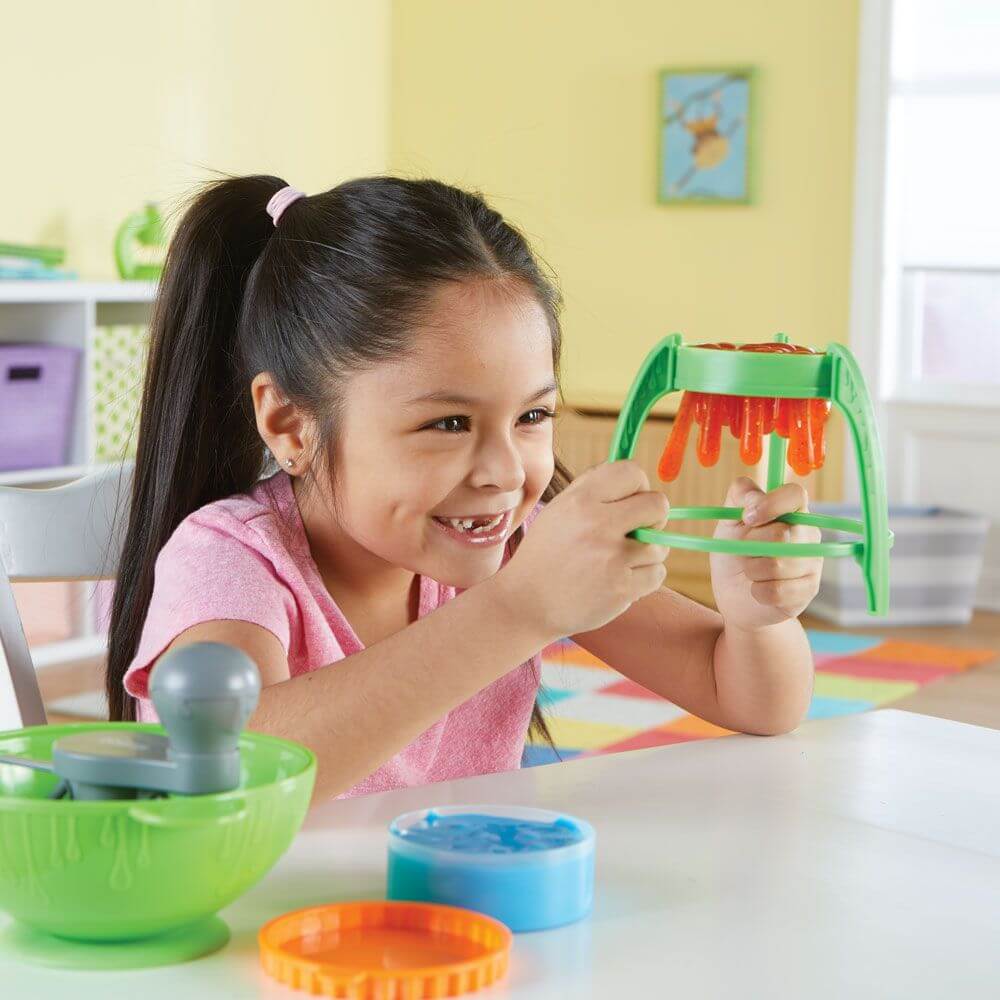 lifestyle image - yuckology slime lab - learning resources toys
