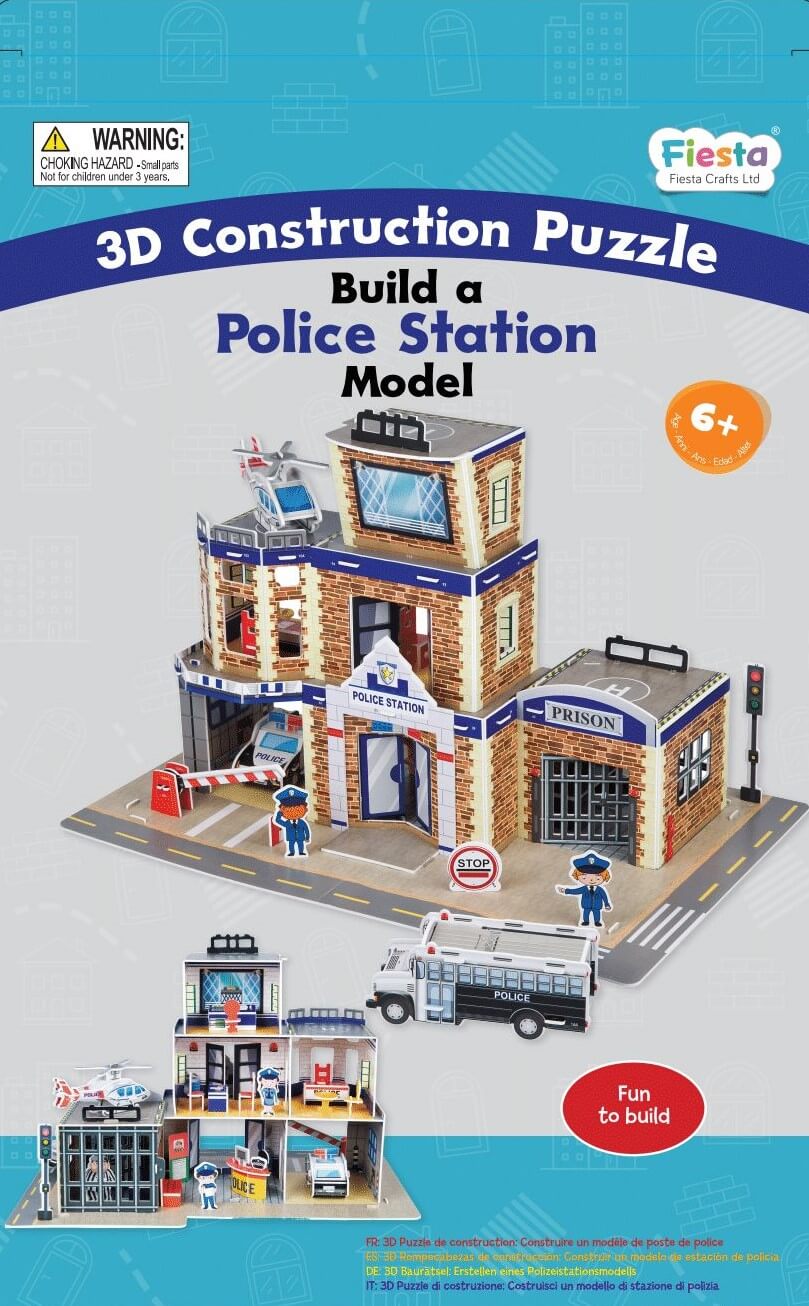 3d toy police station for chilren - Fiesta crafts - The Toy Room