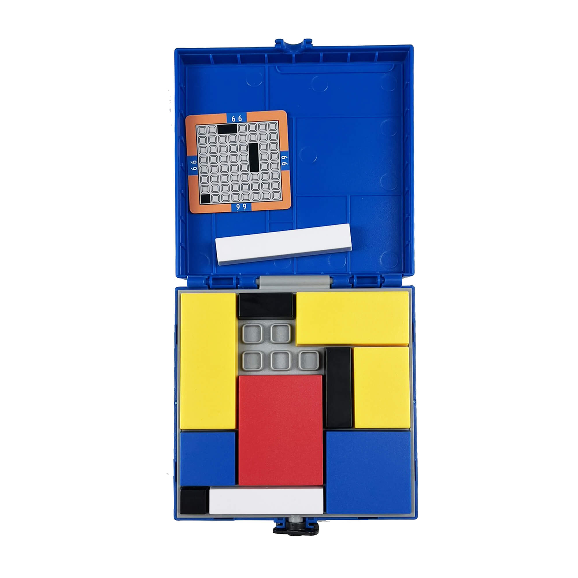 interactive blocks game for kids - Mondrian Blue
