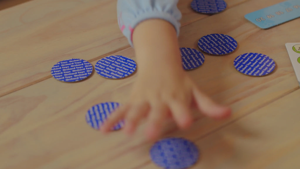 Number play with number bears from orchard toys