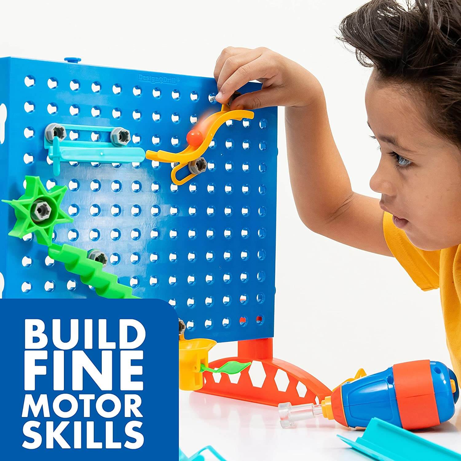 STEM learning toys - Design & Drill Make-A-Marble Maze - learning resources toys