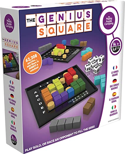 Brainteasers for kids - Genius Sqaure game - shop happy puzzle company games for kids