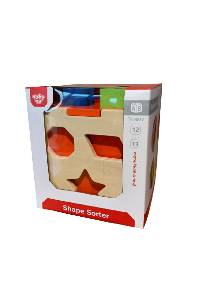 wooden shape sorter for children - shop wooden toys for children - tooky toys