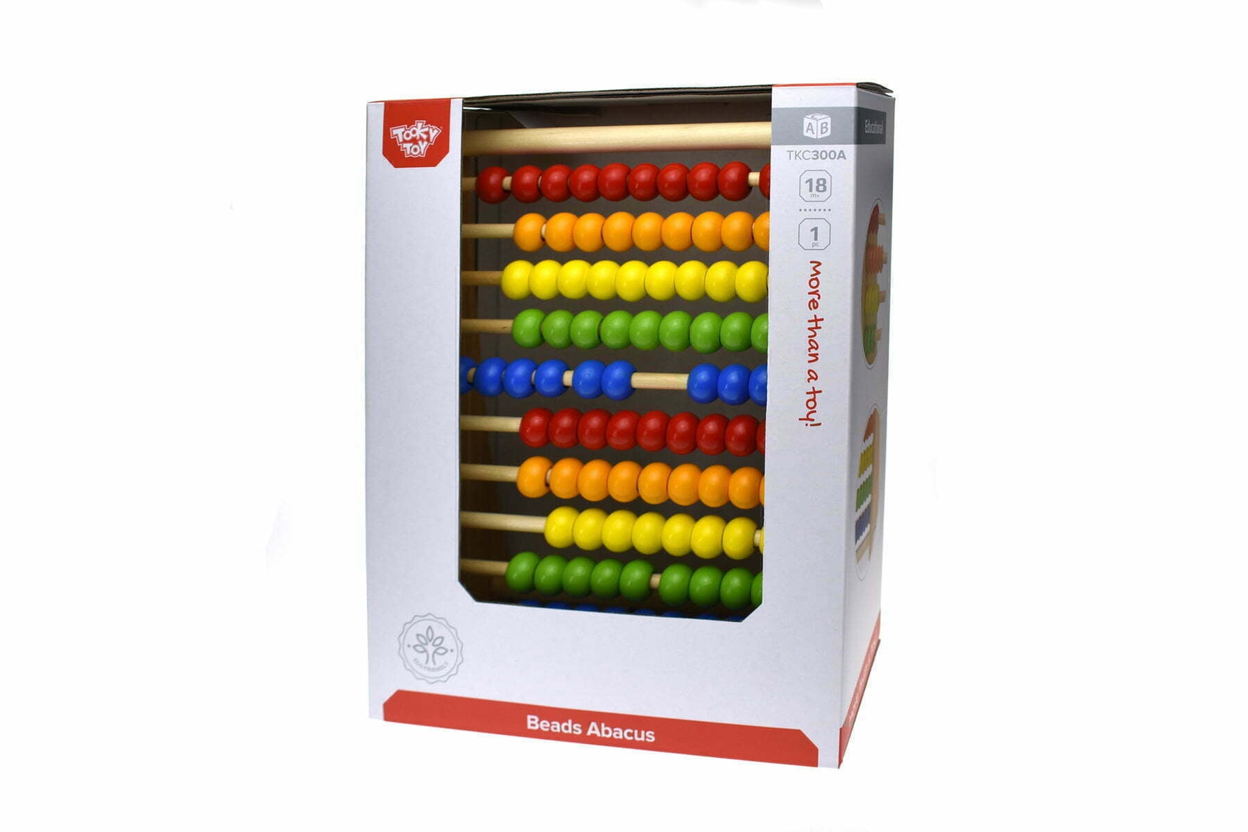 Wooden beads playset - wooden abacus - tooky toys