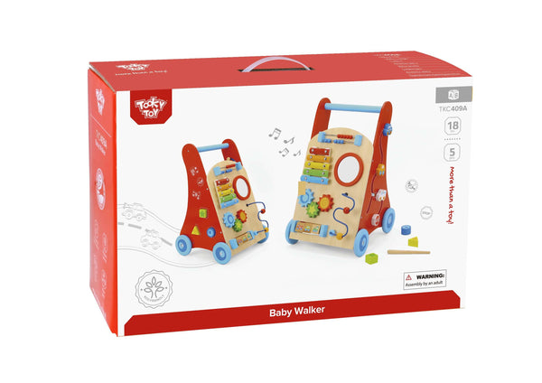 wooden playsets for toddlers - wooden baby walker -  shop tooky toys from the toy room